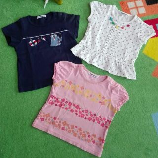 ファミリア(familiar)のファミリア♡Tシャツ3枚セット 90 おまけ付(Tシャツ/カットソー)