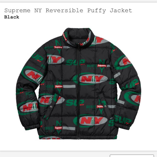 supreme ny reversible puffy jacket M