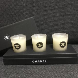 ★ CHANEL シャネル/3コセットノベルティ　ミニキャンドル　サブリマージュ