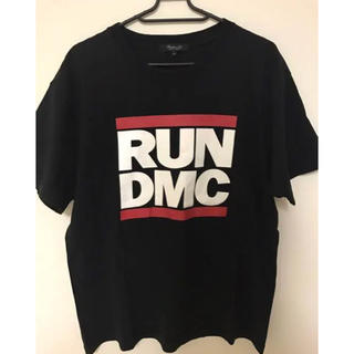 ユナイテッドアローズ(UNITED ARROWS)の美品 RUN DMC オフィシャル Tシャツ 黒 サイズL(Tシャツ/カットソー(半袖/袖なし))