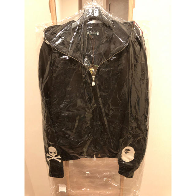 A BATHING APE(アベイシングエイプ)のBAPE X mastermind LEATHER HOODIE JACKET メンズのジャケット/アウター(レザージャケット)の商品写真