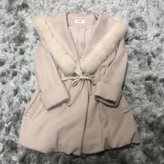 snidel リアルファーモッズコート