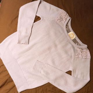 プロポーションボディドレッシング(PROPORTION BODY DRESSING)のレース ニット セーター(ニット/セーター)