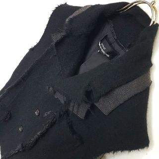 コムデギャルソン(COMME des GARCONS)の日本製★tricot COMME des GARONS ウール デザインベスト(ベスト/ジレ)