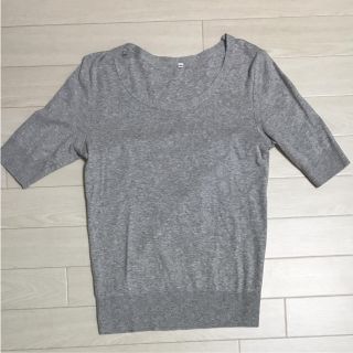 ムジルシリョウヒン(MUJI (無印良品))のMUJI ニット 半袖(Tシャツ(半袖/袖なし))