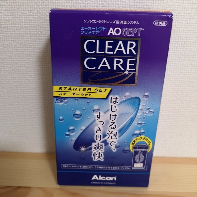 コンタクト洗浄液　クリアケア　CLEAR CARE インテリア/住まい/日用品の日用品/生活雑貨/旅行(日用品/生活雑貨)の商品写真