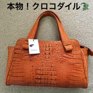 あん様専用。ワニ皮バッグ クロコダイル 本革バッグ 革トート