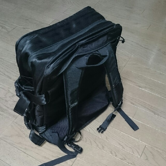 CHROME(クローム)のCHROME MACHET TRAVEL PACK (BG209ブラック) メンズのバッグ(バッグパック/リュック)の商品写真