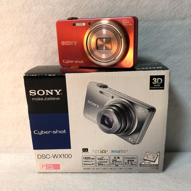 SONY - SONY デジタルカメラ Cyber-shot WX100の通販 by リユースショップ｜ソニーならラクマ