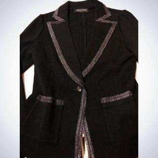 バルマン(BALMAIN)のバルマン BALMAIN 正規美品ジャケット ブラック(テーラードジャケット)