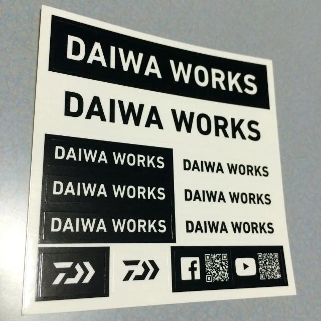DAIWA(ダイワ)のDAIWA WORKS ステッカー スポーツ/アウトドアのフィッシング(その他)の商品写真