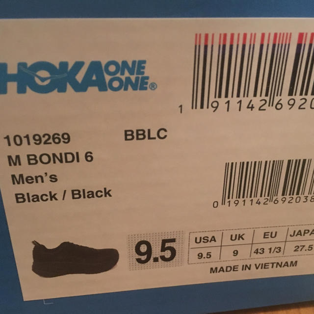 HOKA ONE ONE /  Bondi 6 (BLACK/BLACK) メンズの靴/シューズ(スニーカー)の商品写真