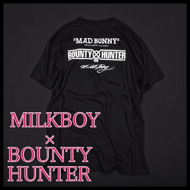 BOUNTY HUNTER(バウンティハンター)の"MAD BUNNY" T    黒M メンズのトップス(Tシャツ/カットソー(半袖/袖なし))の商品写真