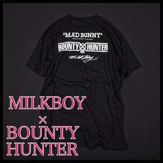 バウンティハンター(BOUNTY HUNTER)の"MAD BUNNY" T    黒M(Tシャツ/カットソー(半袖/袖なし))