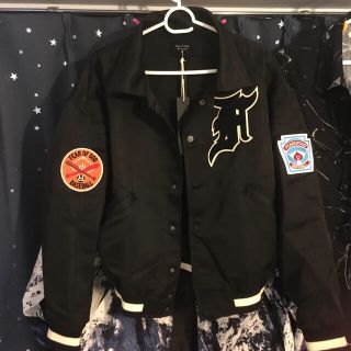 フィアオブゴッド(FEAR OF GOD)のFEAR OF GOD fifth サテンベースボールコーチジャケット(ナイロンジャケット)