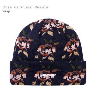 シュプリーム(Supreme)の定価以下 Supreme 18FW Rose Jacquard Beanie(ニット帽/ビーニー)