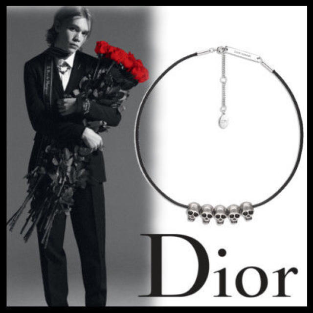 DIOR HOMME(ディオールオム)のdior homme 18SS スカルネックレス メンズのアクセサリー(ネックレス)の商品写真