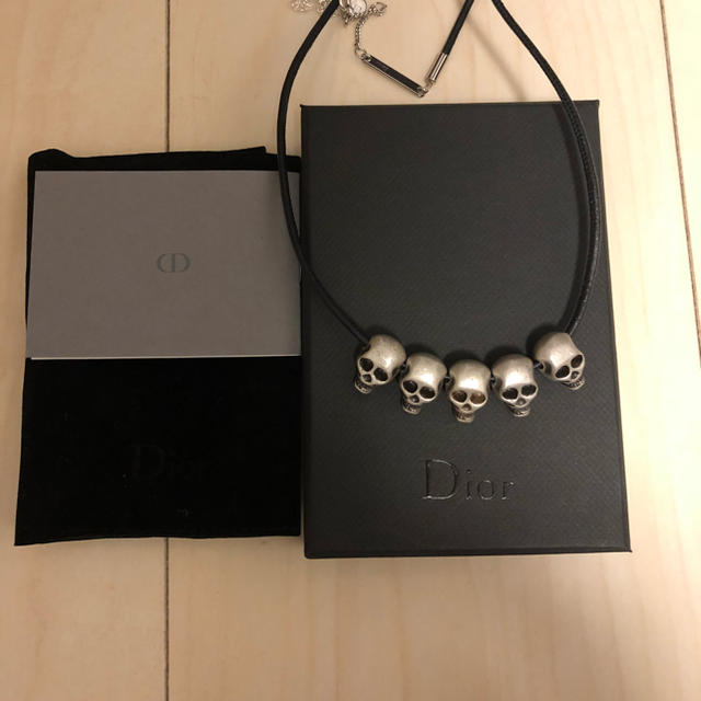 DIOR HOMME(ディオールオム)のdior homme 18SS スカルネックレス メンズのアクセサリー(ネックレス)の商品写真