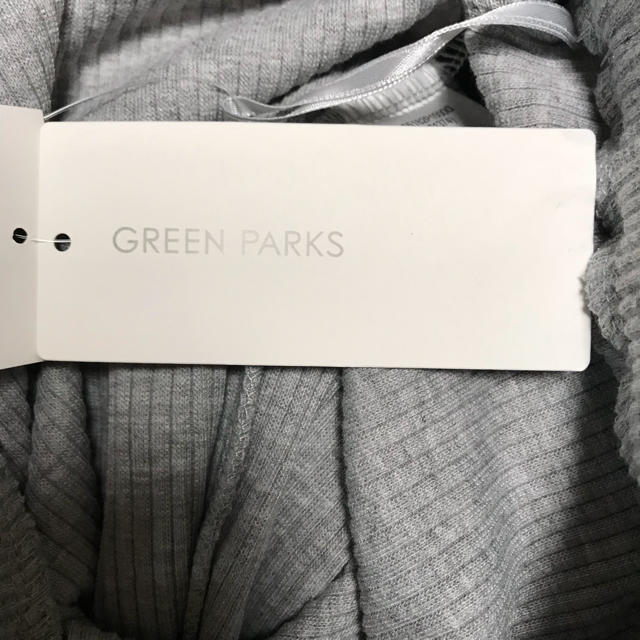 green parks(グリーンパークス)のGreen Park＊フリルリブレギンス レディースのレッグウェア(レギンス/スパッツ)の商品写真