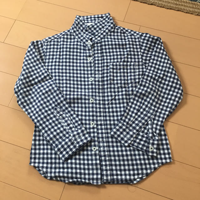 MPS(エムピーエス)のMPS ギンガムチェックシャツ 130 キッズ/ベビー/マタニティのキッズ服男の子用(90cm~)(ブラウス)の商品写真