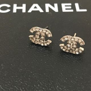 CHANEL シャネル ピアス シルバー(ピアス)