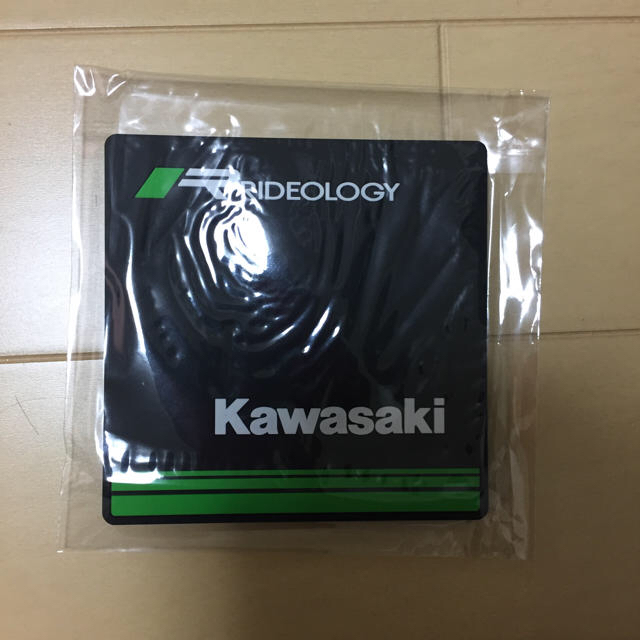 カワサキ(カワサキ)のKawasaki ラバー製コースター（非売品） その他のその他(その他)の商品写真