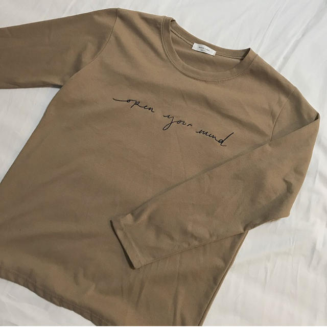 ZARA(ザラ)のbrown long tee 🐻 メンズのトップス(Tシャツ/カットソー(七分/長袖))の商品写真