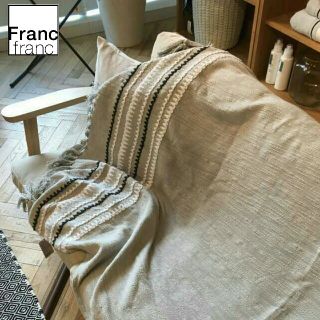 フランフラン(Francfranc)の❤新品タグ付き フランフラン【Francfranc】コトーレ スロー【グレー】❤(ソファカバー)