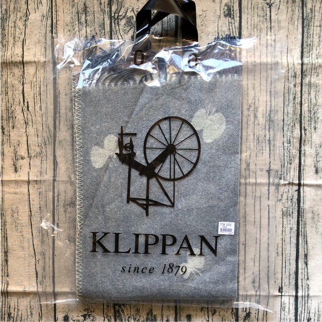 KLIPPAN(クリッパン)のクリッパン KLIPPAN ミナペルホネン ブルー ホワイト ミナ mina レディースのファッション小物(マフラー/ショール)の商品写真