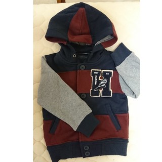 トミーヒルフィガー(TOMMY HILFIGER)の《美品》トミーヒルフィガー ベビー&キッズパーカー90㎝(ジャケット/上着)