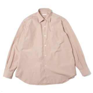 コモリ(COMOLI)のCOMOLI　コモリシャツ 　Sand Pink　新品　3 (シャツ)