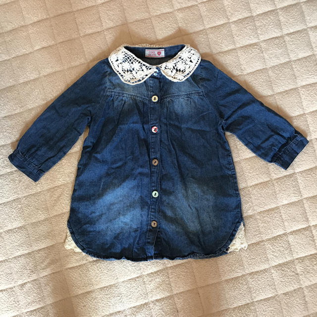 しまむら(シマムラ)のワンピース  女の子  80  しまむら キッズ/ベビー/マタニティのベビー服(~85cm)(ワンピース)の商品写真