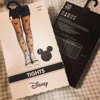 ディズニー(Disney)の２つセット ミッキー😍タイツ(タイツ/ストッキング)