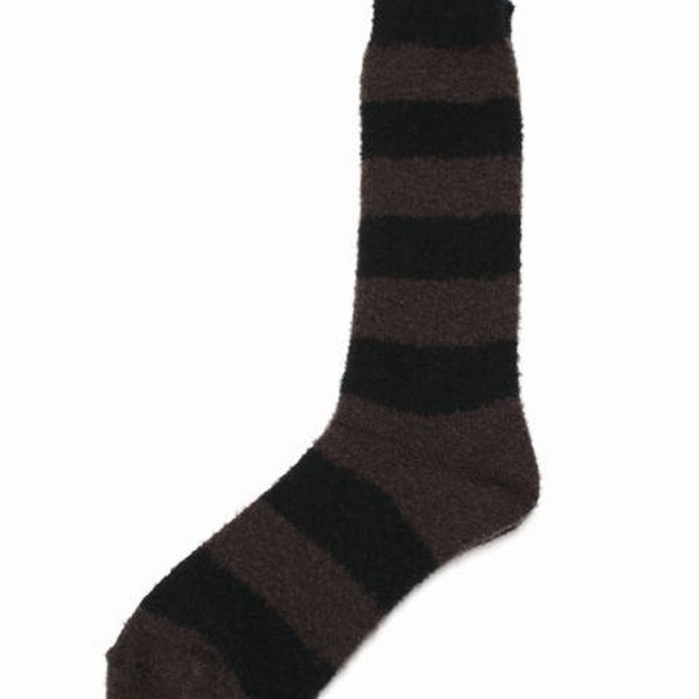 L'Appartement DEUXIEME CLASSE(アパルトモンドゥーズィエムクラス)の新品未使用 アパルトモン border sox ブラック ソックス レディースのレッグウェア(ソックス)の商品写真