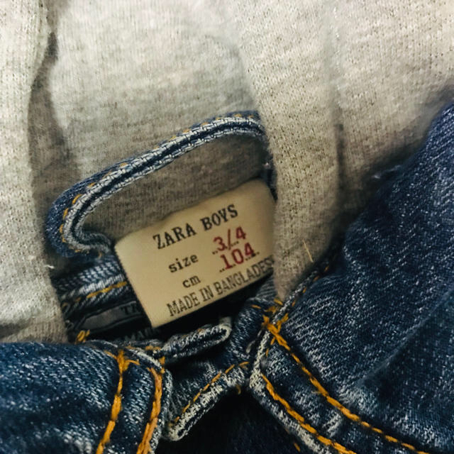 ZARA KIDS(ザラキッズ)のZARA BOYジージャン キッズ/ベビー/マタニティのキッズ服男の子用(90cm~)(ジャケット/上着)の商品写真