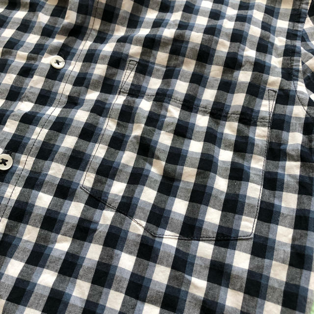 H&M(エイチアンドエム)のH&M メンズ 半袖チェックシャツ XSサイズ メンズのトップス(シャツ)の商品写真