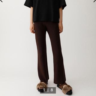 マウジー(moussy)のリブニットパンツ moussy(カジュアルパンツ)