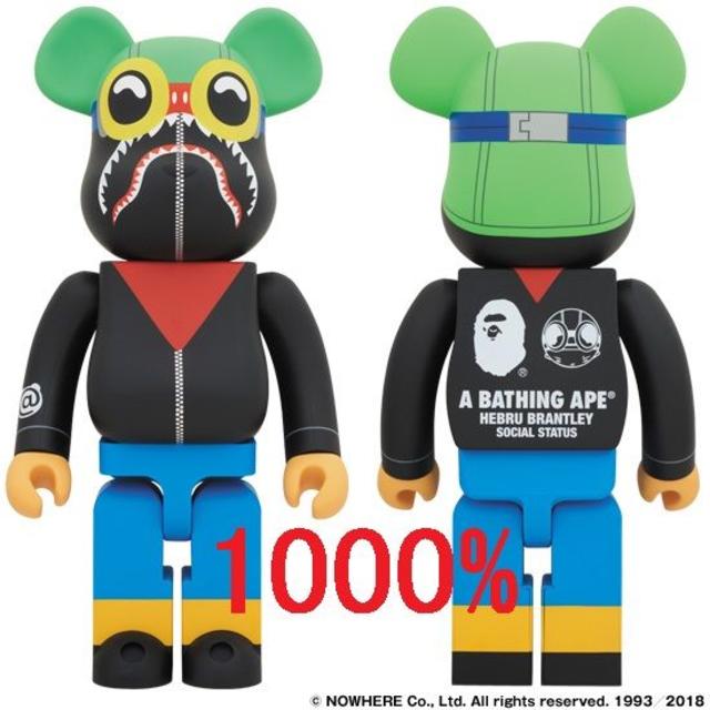 大感謝価格 BE@RBRICK 1000% BAPE HEBRU ベアブリック APE その他 pitko.hu