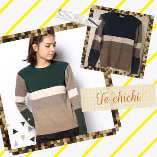 テチチ(Techichi)のTe chichi♡今期配色セーター(ニット/セーター)