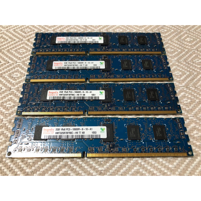 hynix サーバー用メモリ 2GBx7 DDR3 PC3-PC10600R