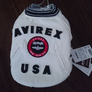 アヴィレックス(AVIREX)のアル様専用   AVIREX DOG WEAR(スタジャン) ホワイト(犬)