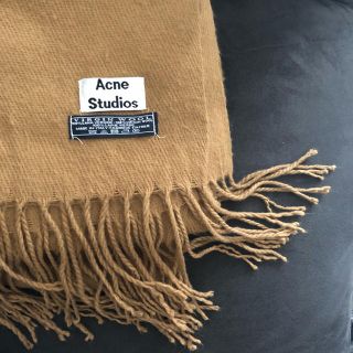 acne studios キャメル マフラー(マフラー/ショール)