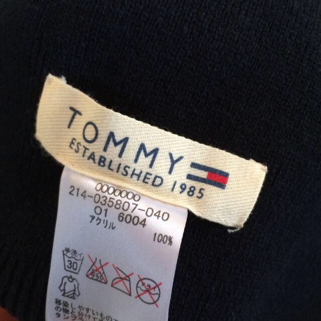 TOMMY HILFIGER(トミーヒルフィガー)のTOMMYニット帽 レディースの帽子(ニット帽/ビーニー)の商品写真