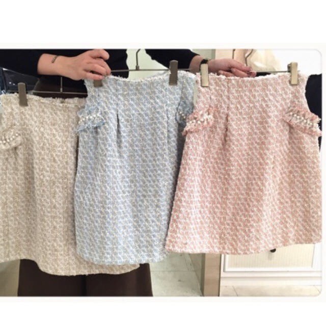 MIIA(ミーア)のMIIA ツイードスカート レディースのスカート(ひざ丈スカート)の商品写真