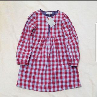 ザラキッズ(ZARA KIDS)の新品未使用【ZARA GIRLS】チェックワンピース(ワンピース)