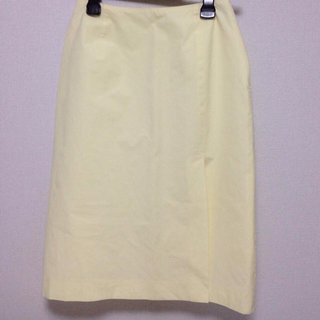 エフデ(ef-de)のenqueteの綺麗色スリットスカート(ひざ丈スカート)