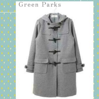 グリーンパークス(green parks)の新品◆定価￥12,949 Green Parks グレーロングダッフルコート M(ダッフルコート)