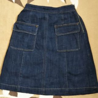 ダブルクローゼット(w closet)のダブルクローゼット デニムスカート(ひざ丈スカート)