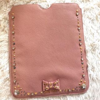 ミュウミュウ(miumiu)のMIUMIU♡iPadケース(モバイルケース/カバー)