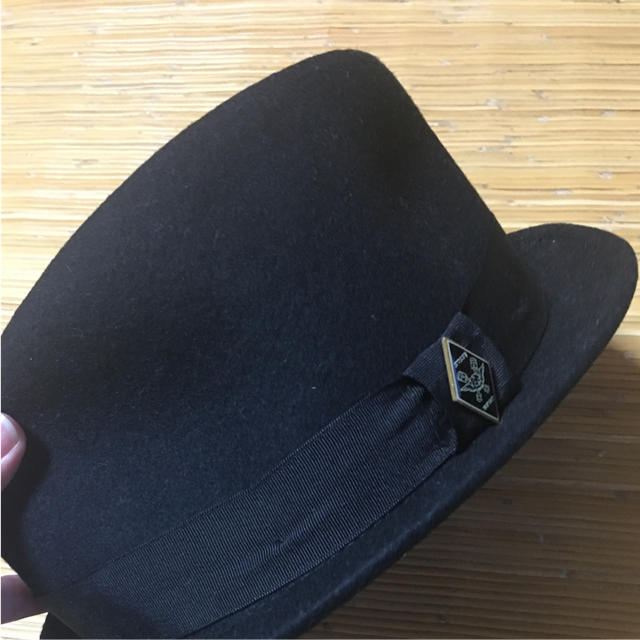 STUSSY(ステューシー)の【送料無料】男女兼用 STUSSY HAT ハット 黒 フェルトハット レディースの帽子(ハット)の商品写真